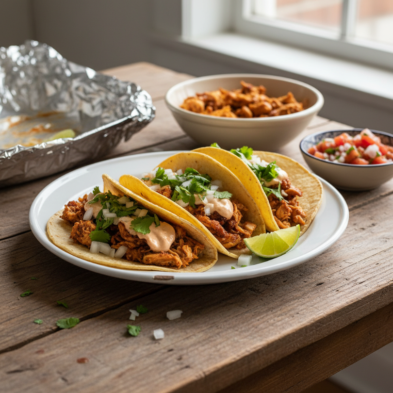 Slow Cooker Chicken Tacos