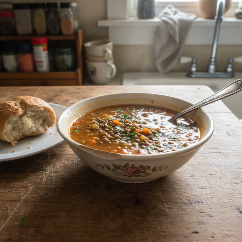 Slow Cooker Lentil Soup