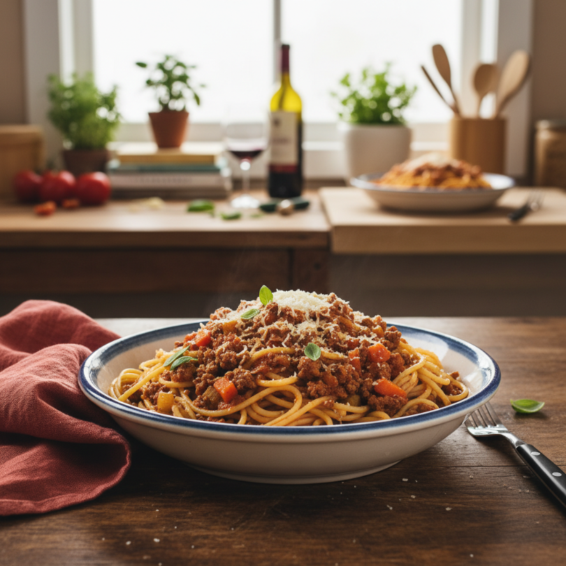 Slow Cooker Spaghetti Bolognese