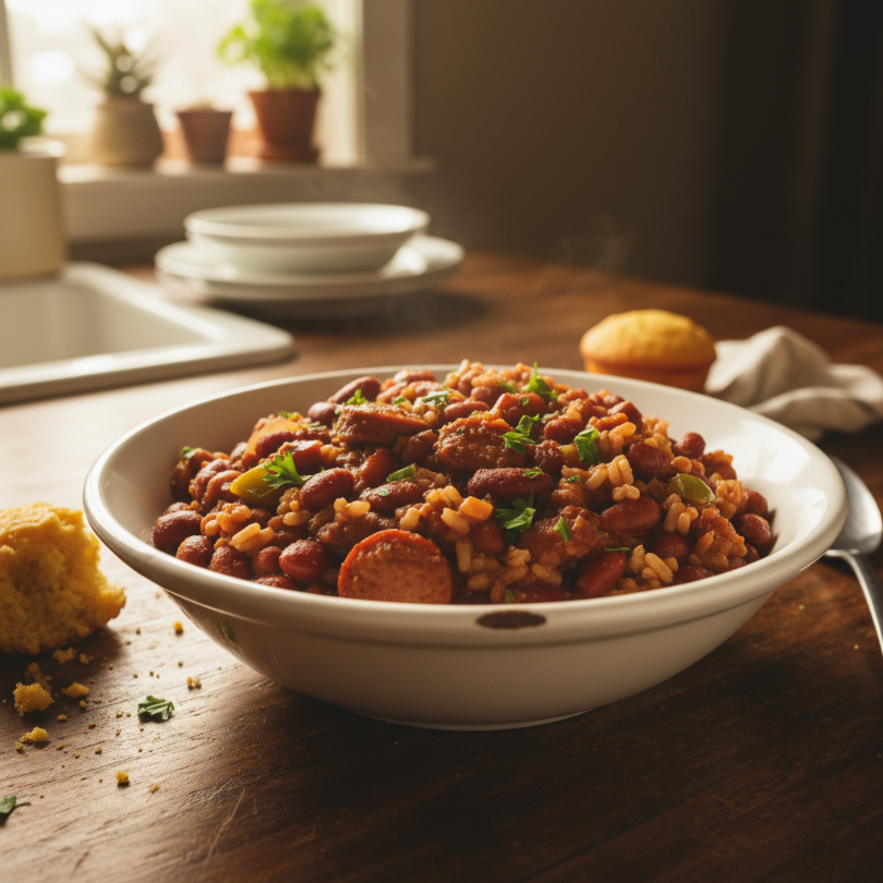 Slow Cooker Red Beans and Rice