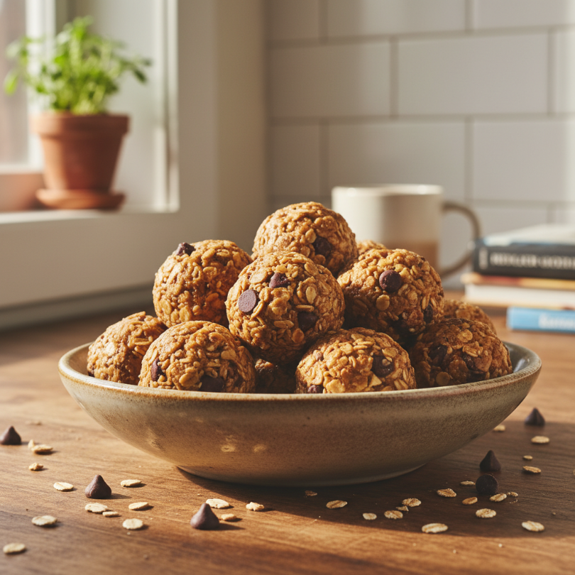 No-Bake Oatmeal Protein Energy Balls