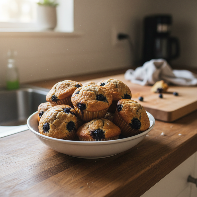 Blueberry Protein Muffins