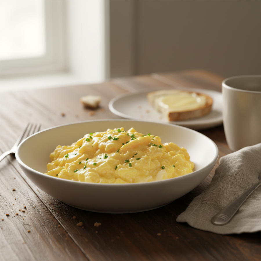 Fluffy Scrambled Eggs