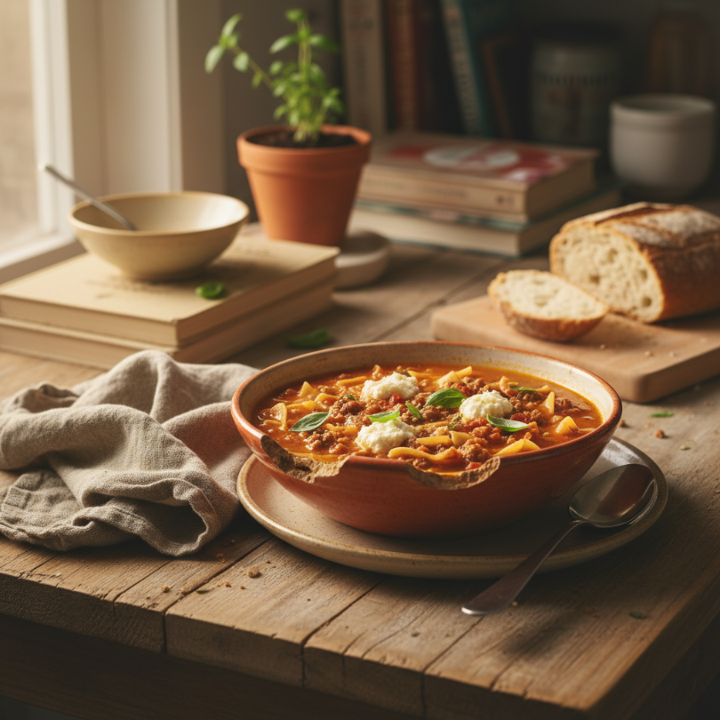 Lasagna Soup