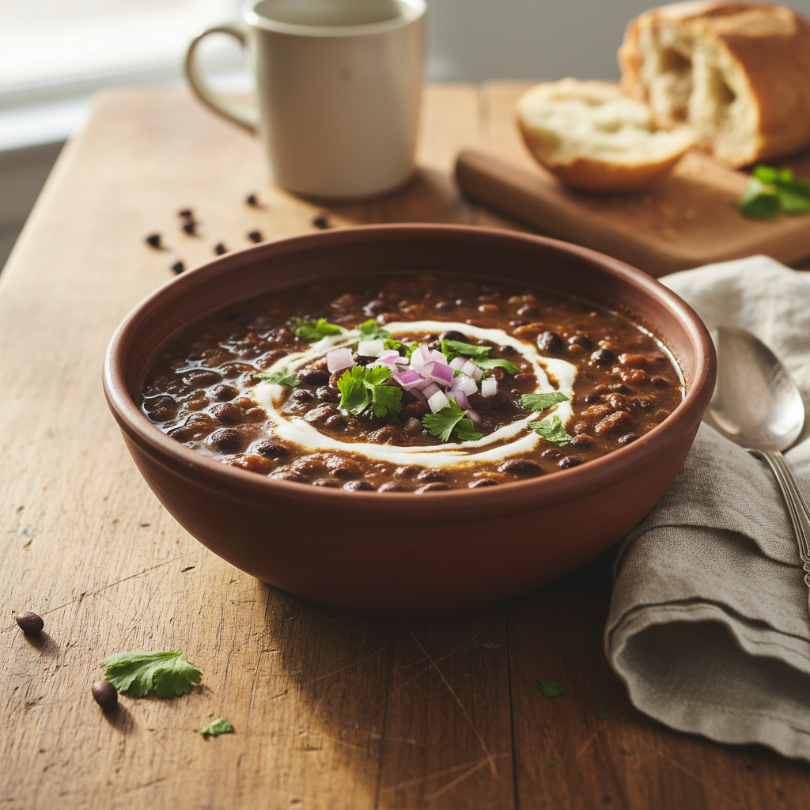 Slow Cooker Black Bean Soup