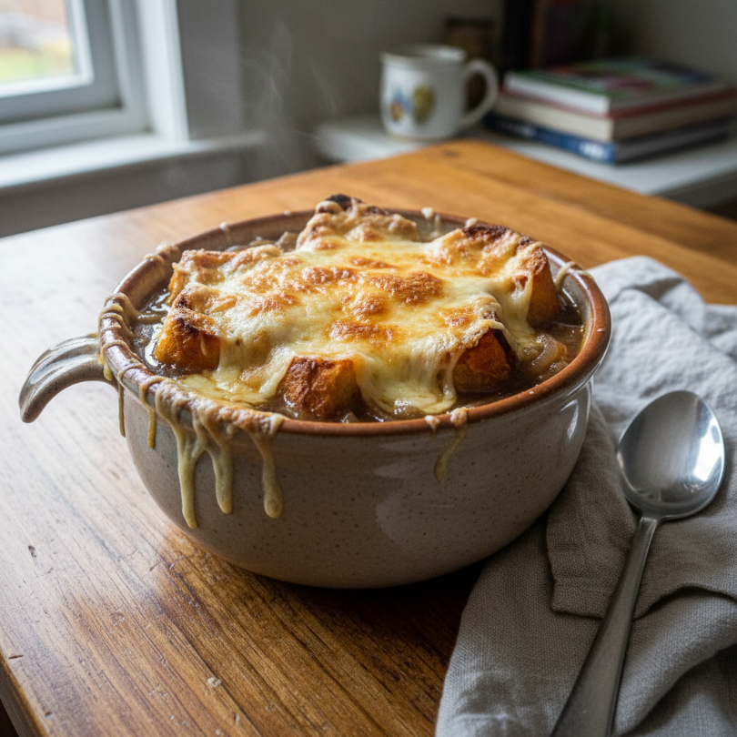 Slow Cooker French Onion Soup