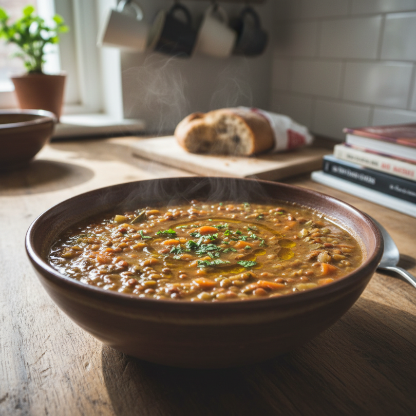 Slow Cooker Lentil Soup