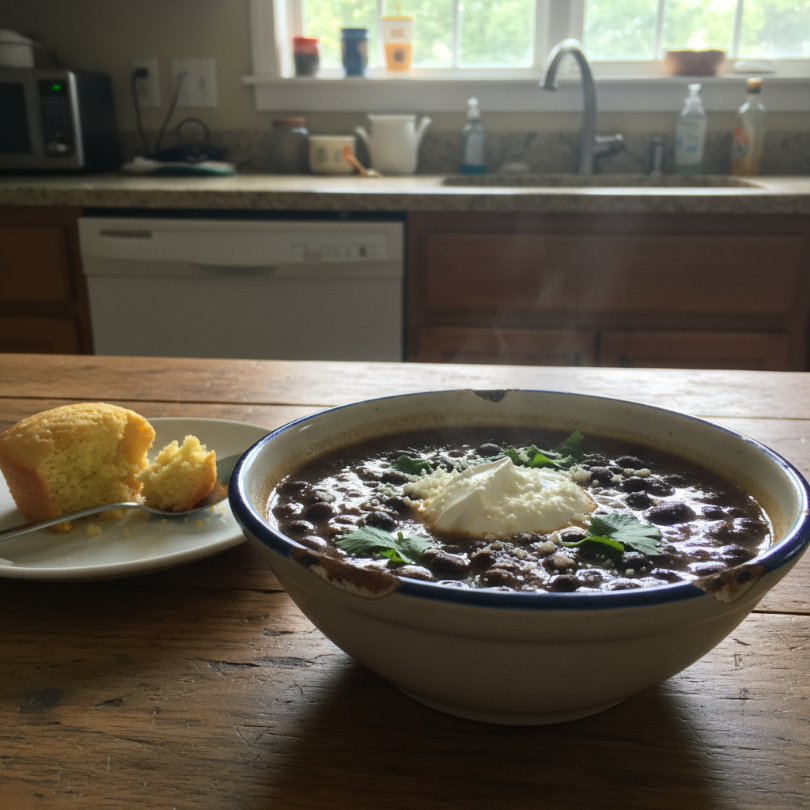 Slow Cooker Black Bean Soup