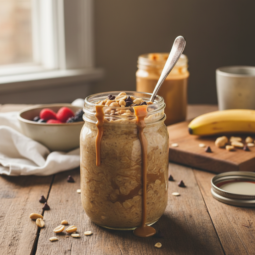 Peanut Butter Overnight Oats