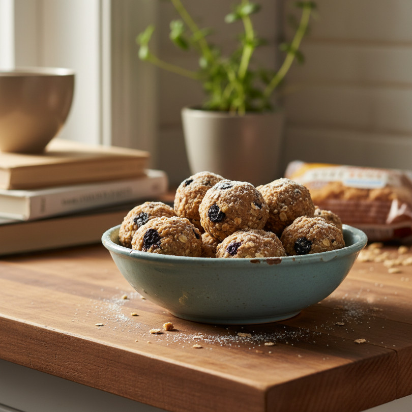 Blueberry Muffin Energy Bites