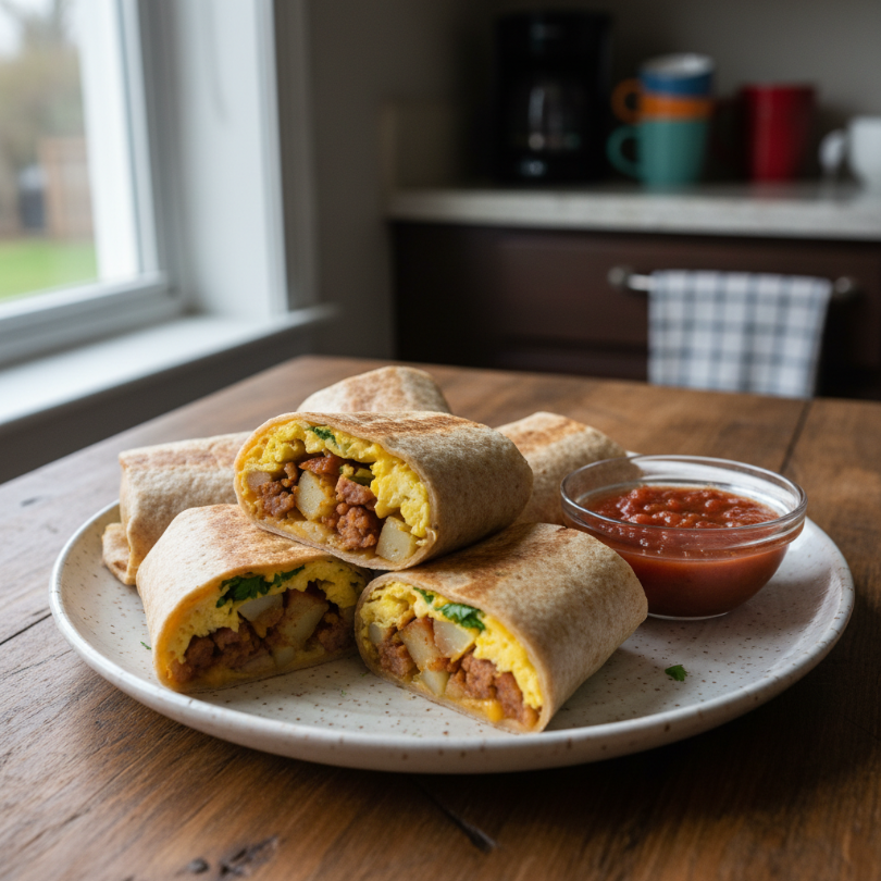 Meal Prep Breakfast Burritos