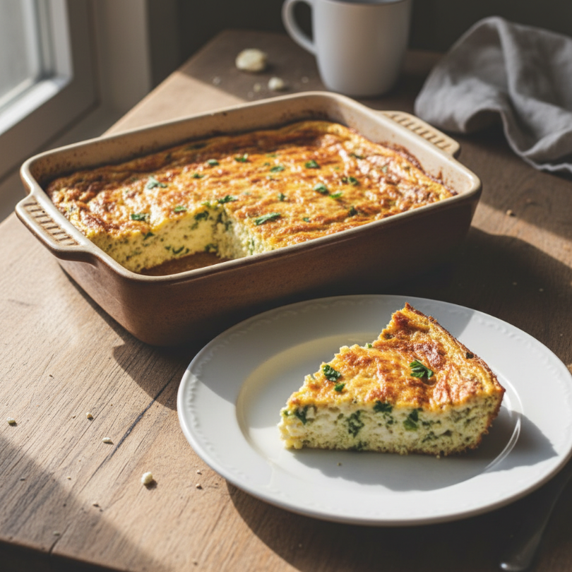 Cottage Cheese Egg Bake