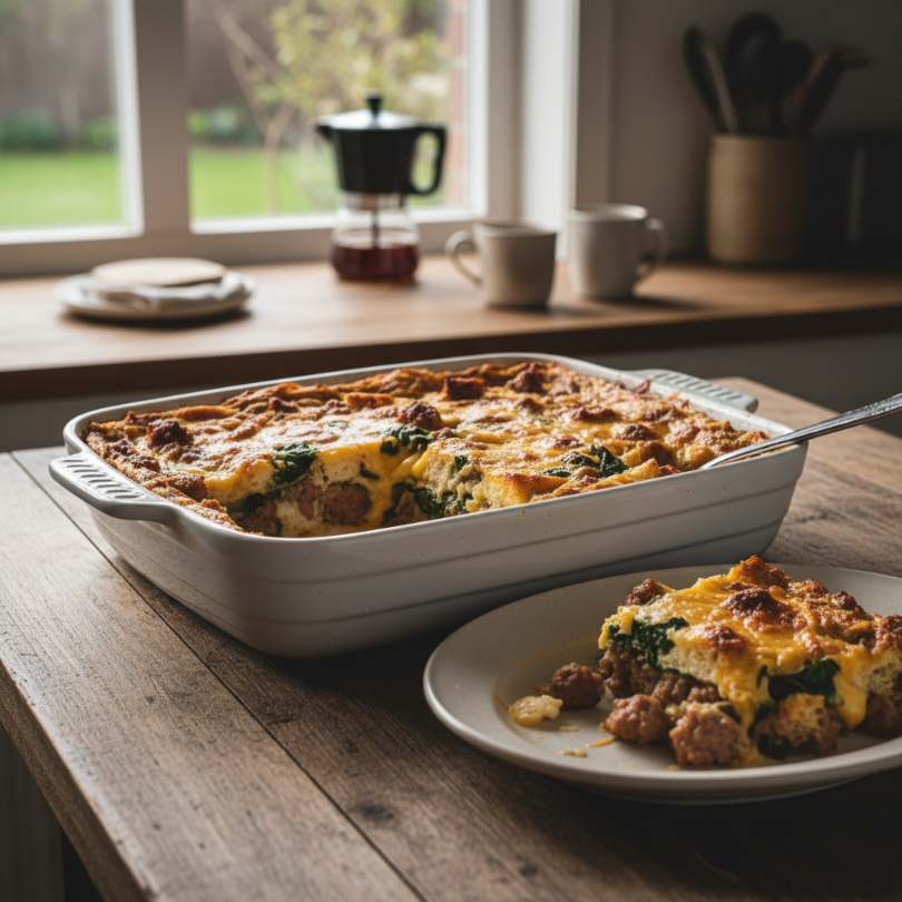 Make-Ahead Breakfast Casserole