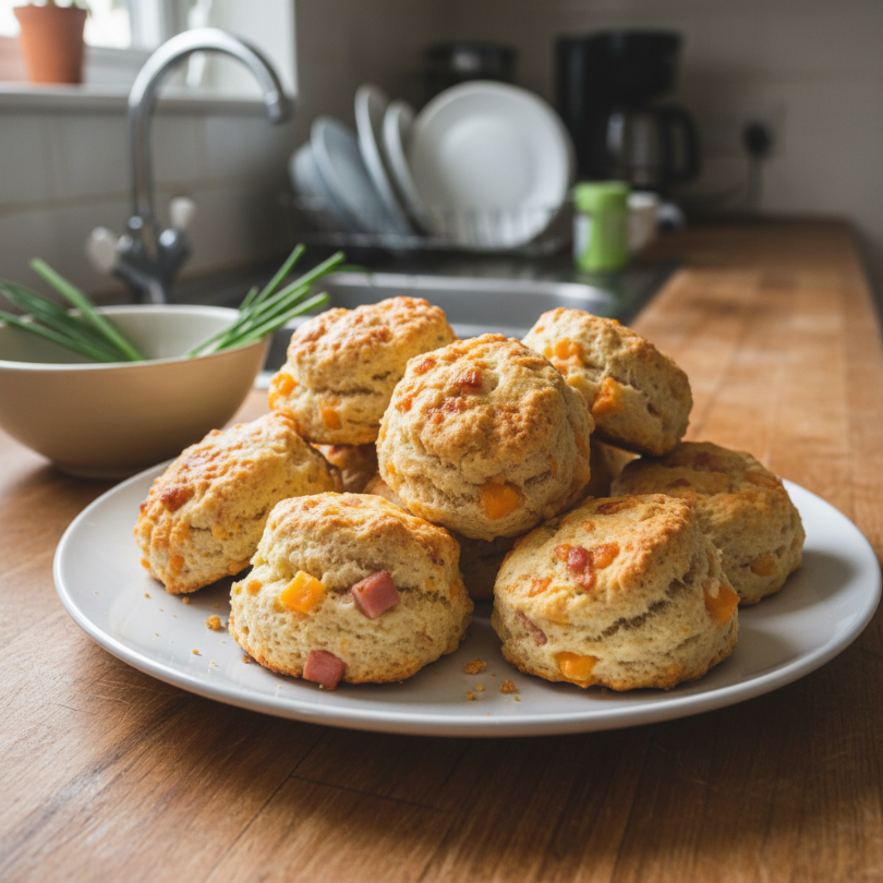 Ham and Cheese Scones